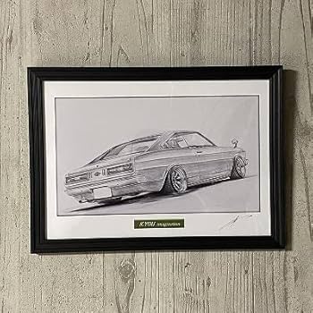 Amazon.co.jp: 【鉛筆画】トヨタ カリーナ HT 1600GT TA17 A4